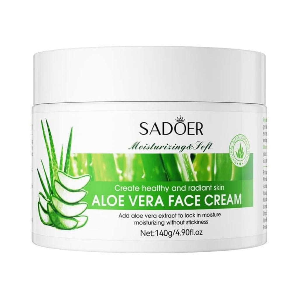 Pacote com 2 unidades de Creme Hidratante Facial de Aloe Vera SADOER, Hidratantes Faciais, Creme Facial Hidratante, Crem