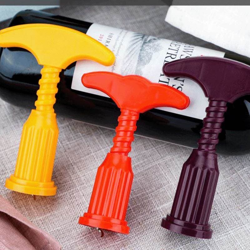 Casa simples plástico vinho tinto saca-rolhas vinho tinto saca-rolhas criativo único saca-rolhas