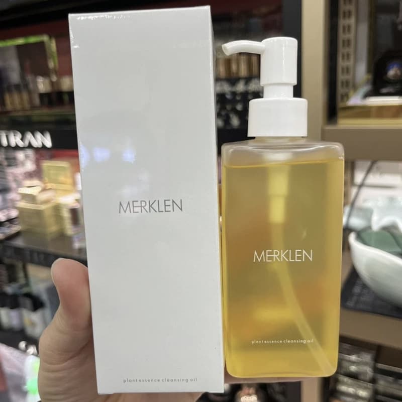 Merklen/merklen merklen essência botânica óleo de limpeza rosto olho lábio removedor de maquiagem limpeza suave loção re