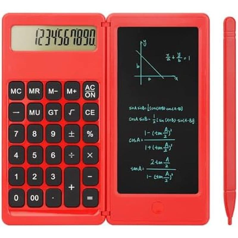 Calculadora De Mesa , Calculadoras Pequenas Com Bloco De Notas De Escrita , Básica De Botão Grande Matemática De 4 Funçõ