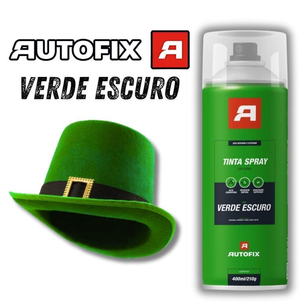 Tinta Spray Verde Escuro   Uso Geral  400ml – Respeito Total ok