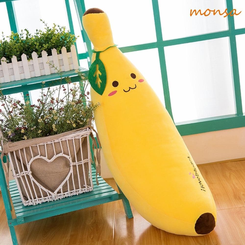 Brinquedo de Pelúcia Banana MONSA, Decoração para Festa de Casamento, Brinquedo Fofo para Crianças, Boneco de Fruta Maci