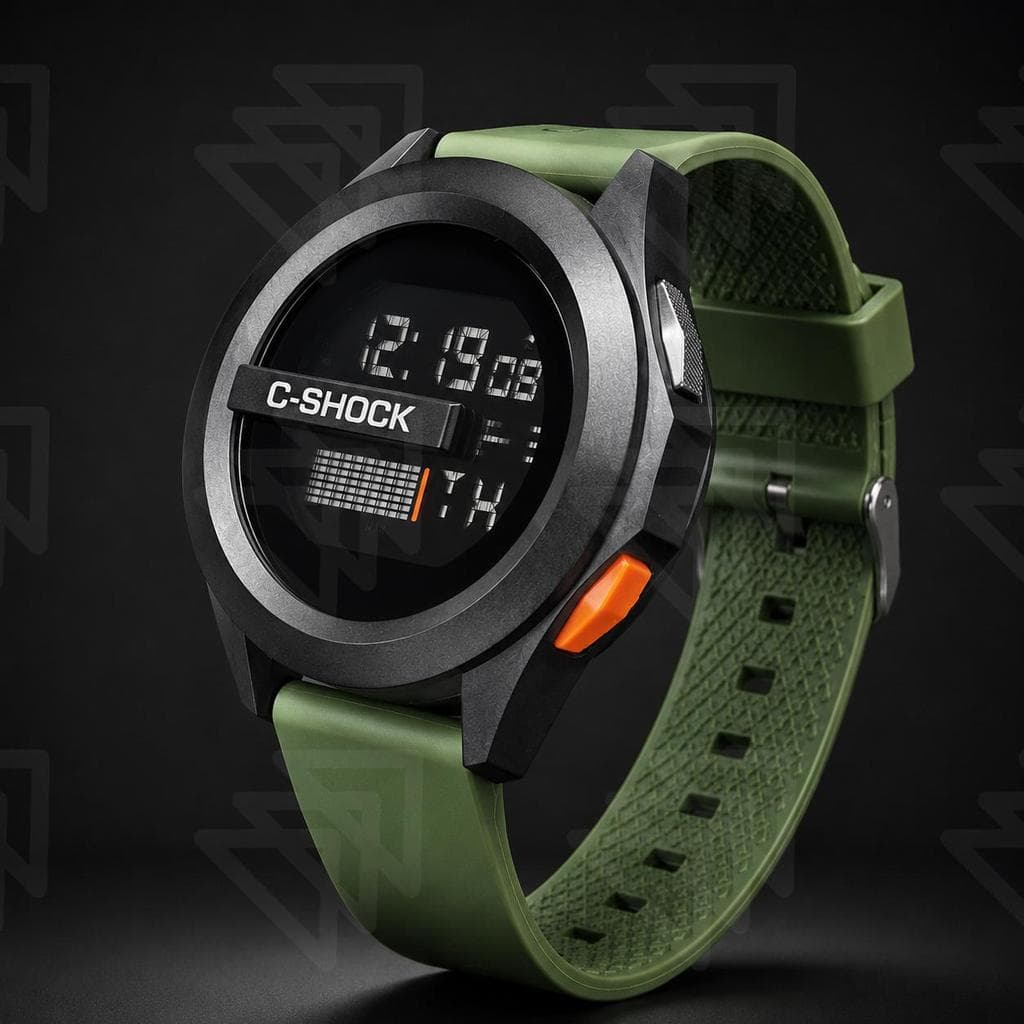 Relógio Digital Cshock Esportivo Masculino com Funções Completa e Resistência Total