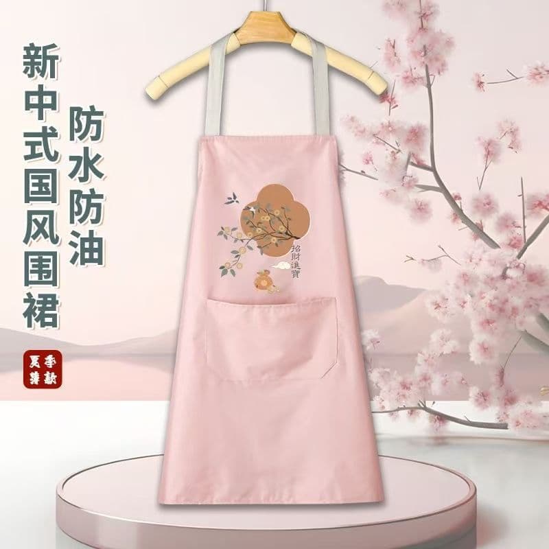 Avental fino à prova d'água, à prova de óleo, cozinha doméstica, 2025, novas roupas de trabalho chinesas, homens, mulher
