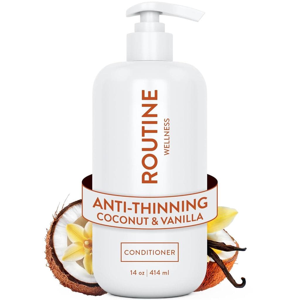 Condicionador Profundo Anti-Queda Routine Wellness para Cabelos Ralos para Reduzir a Quebra - Fórmula CLINICAMENTE TESTA