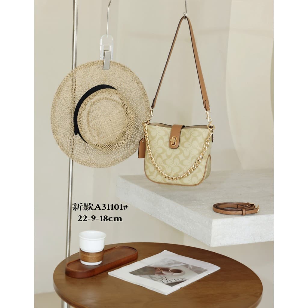 Youcaofang bolsa feminina 2026 novo estilo High-End moda balde saco na moda europeu americano Casual All-Match um ombro
