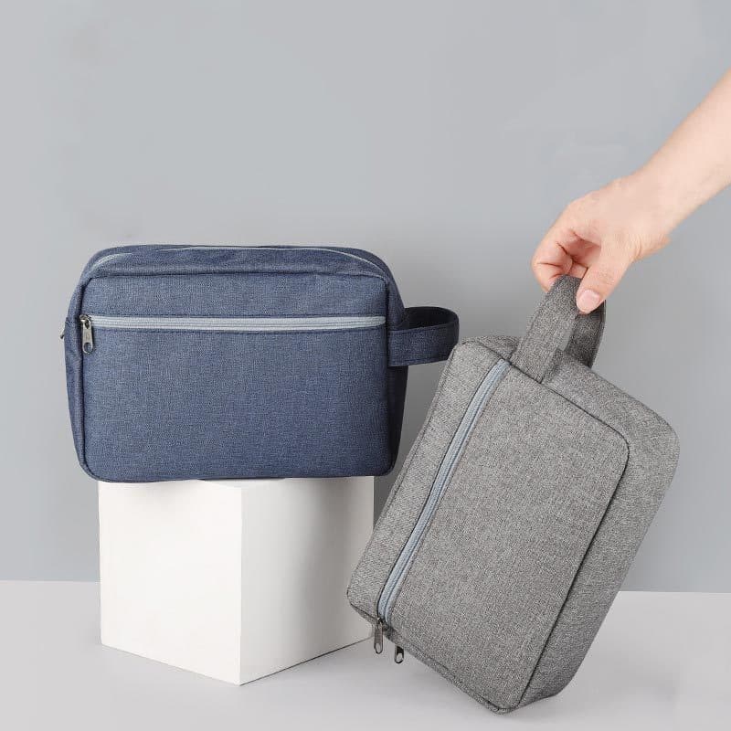 Viagem simples portátil saco de higiene pessoal masculino seco molhado separação à prova dwaterproof água saco cosmético