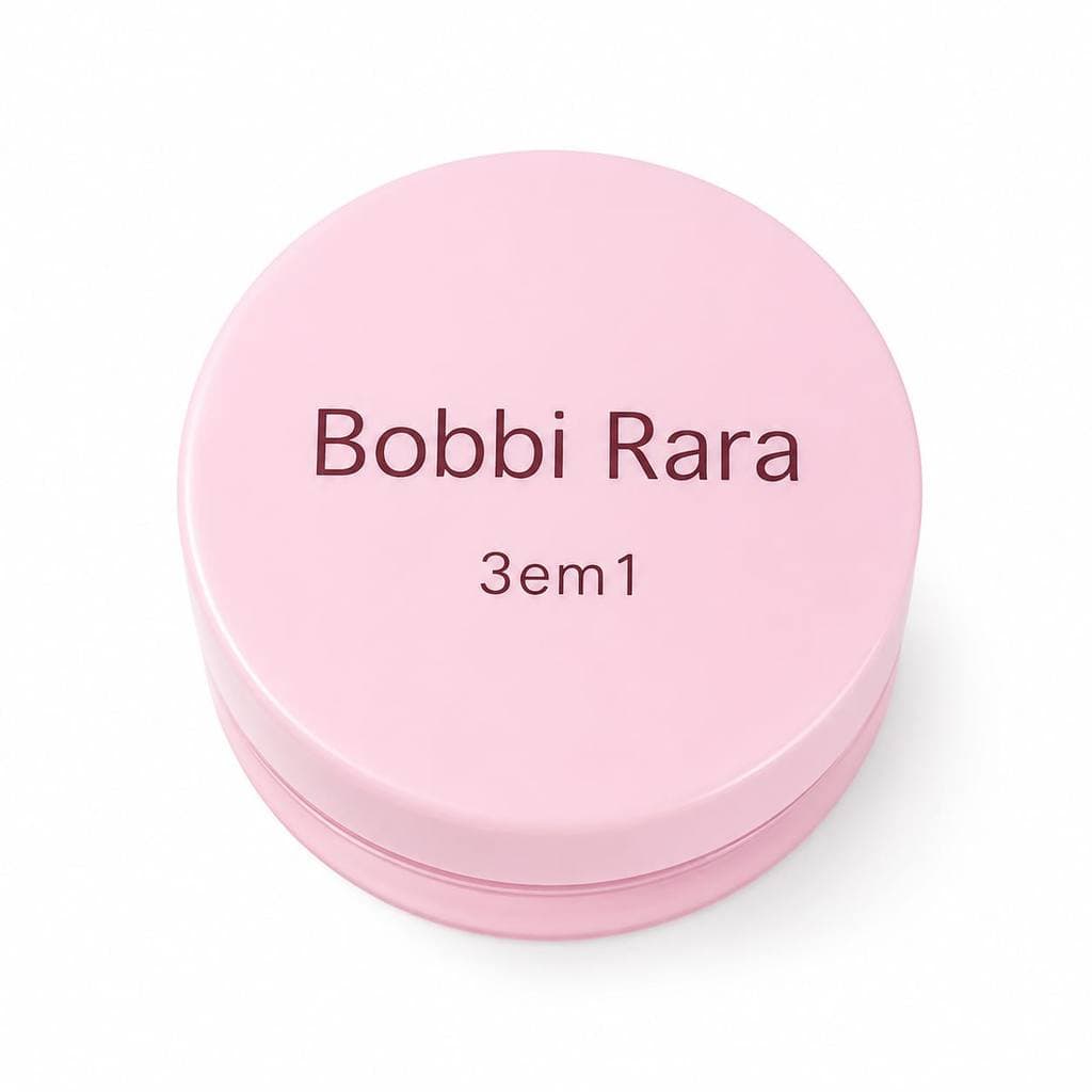 blush Bobbi Rara 3 em 1 Compacto Blush Contorno Glow 3 em 1 Blush + Iluminador + Contorno com Espelho