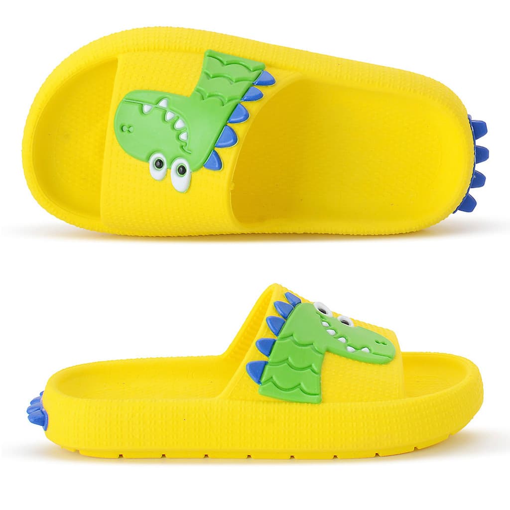 Sandália Infantil Dino Slide Nuvem Brasil Menino/Menina