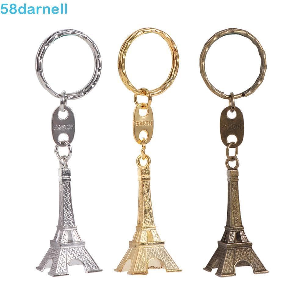 DARNELL Torre Eiffel Bolsa Pingente , Decoração De Liga Chaveiro França , Vintage Moda Paris