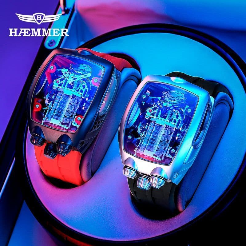 Z Zhuzhou Liying Trading Co., Ltd. Relógio masculino novo estilo motor relógio V16 relógio mecânico relógio de pulso mas