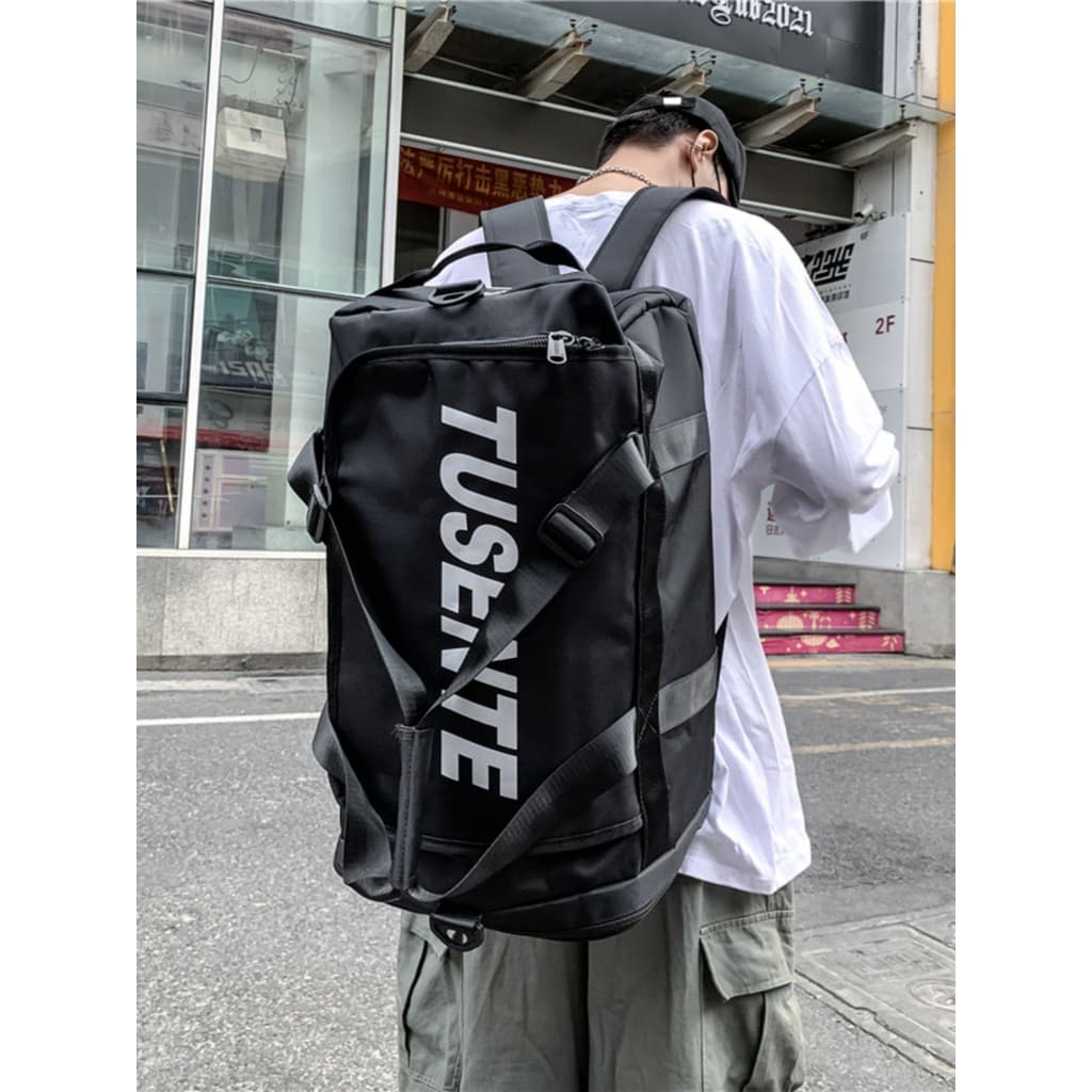 Bolsa de viagem unissex de grande capacidade, bolsa de bagagem diária para academia, basquete, curta distância, passeio