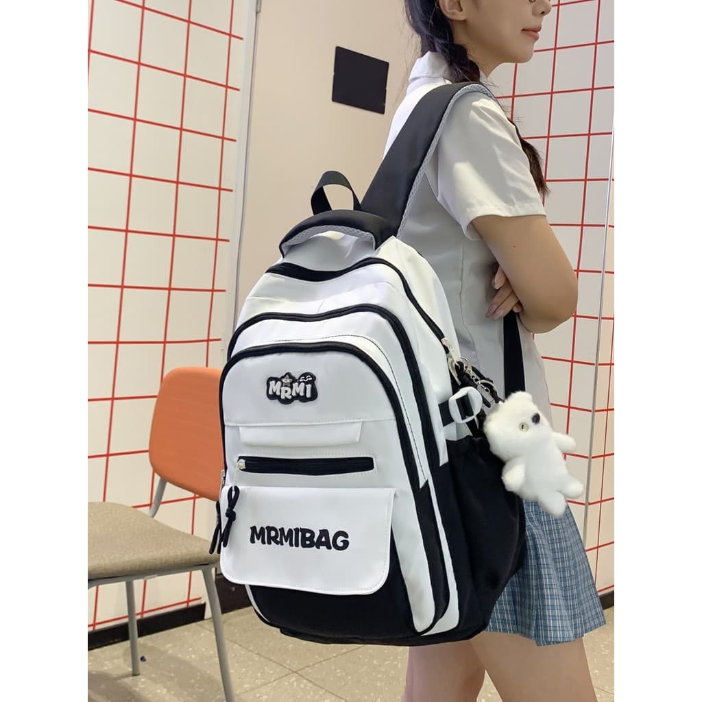 Mochila escolar estudantes do ensino médio feminino de alto valor estilo simples estudantes da escola primária do ensino