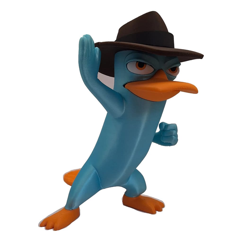Action Figure Perry Ornitorrinco Phineas Ferb Boneco Grande