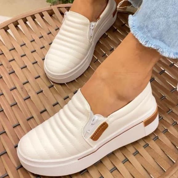Sapatilha Slip On Feminina 34 ao 43 Leve Macia Confortável Antiderrapante Frete Grátis
