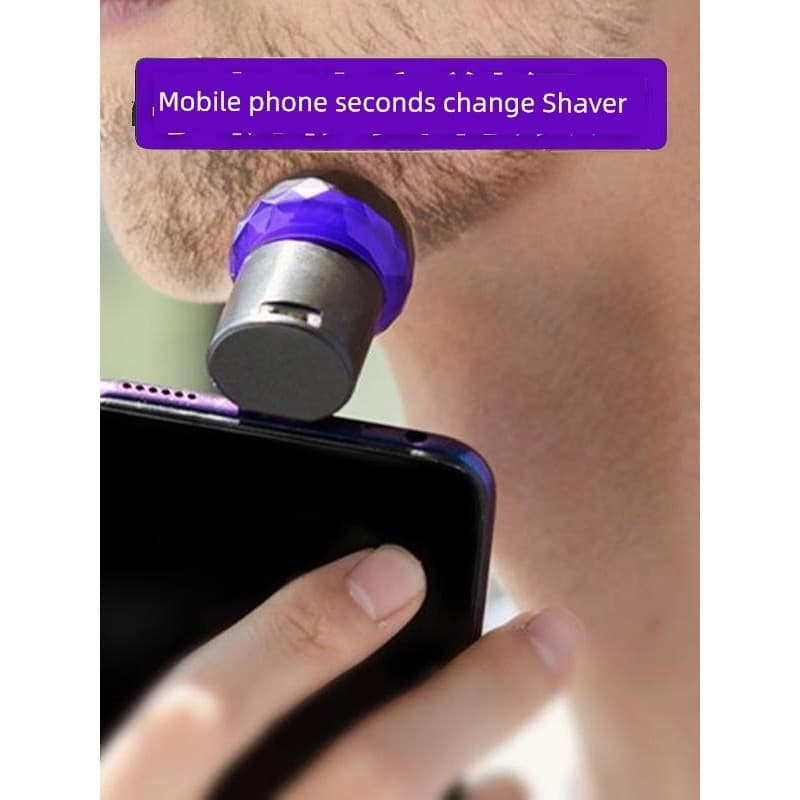 Viagem Mini barbeador elétrico ao ar livre Android iPhone alimentado barbeador elétrico barbear lã axila à prova dwaterp