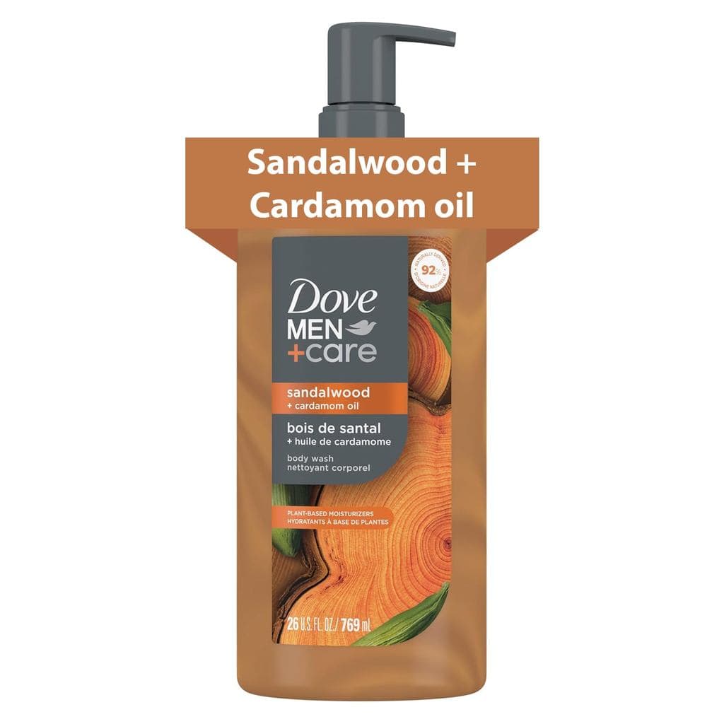 DOVEMENGel de Banho Hidratante | # Sabonete Corporal para Homens, Livre de Sulfatos, Parabenos e Corantes | Óleo de Sând