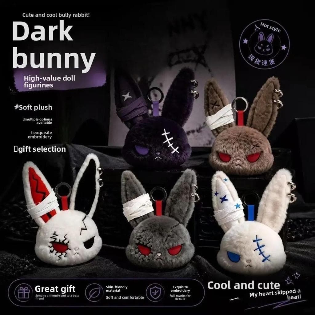 Chaveiro De Coelho Mau Escuro Brinquedo Criativo Novos Brinquedos Quentes Suprimentos Para Amigos