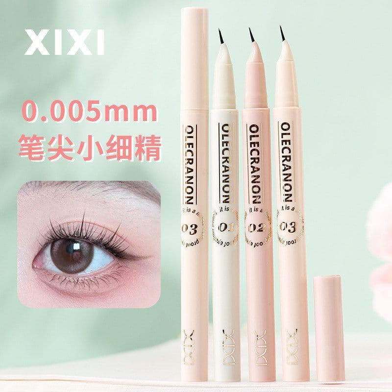 Xiaobaiyi Iniciante XIXI Slim Eye Corners Iniciados com Cílios Inferiores Controle de Tinta Foco Delineador de Ponto Cur