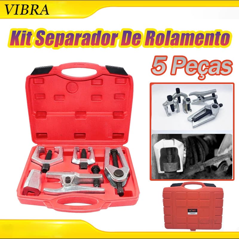 5 Pcs Pitman Arm Puller Kit Steering Terminal Puller Ball Joint Separator Car