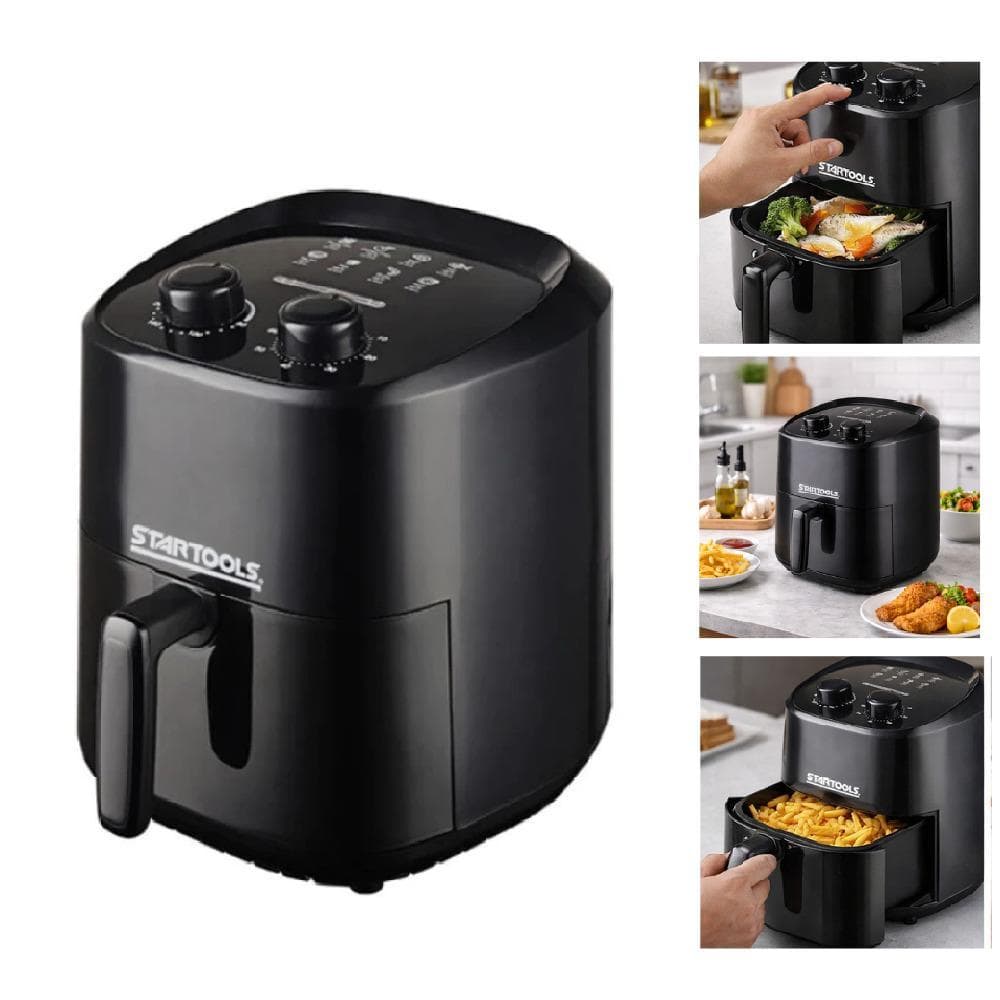 Air Fryer Fritadeira Elétrica 3,4L Sem Óleo Antiaderente 127