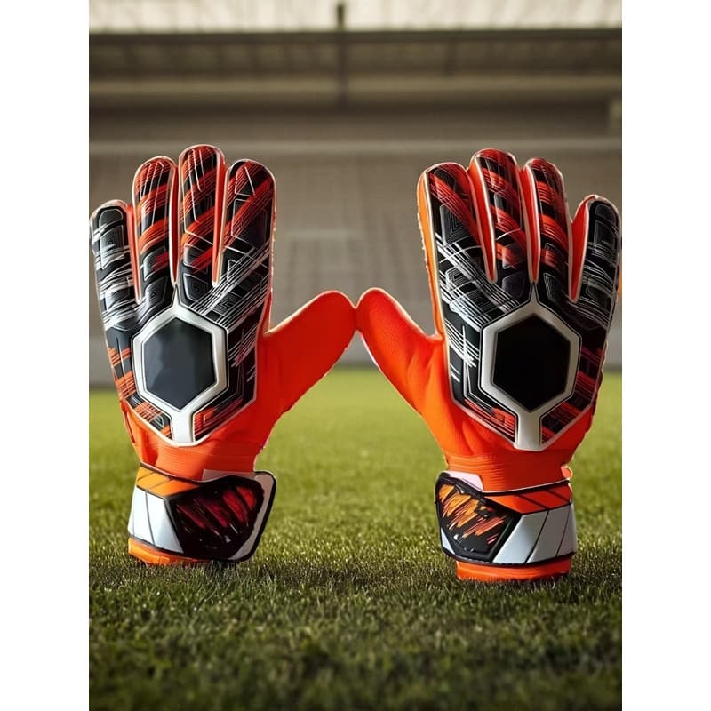 Luvas de goleiro de leão com proteção para os dedos antiderrapante goleiro de futebol dedicado crianças adulto escola pr