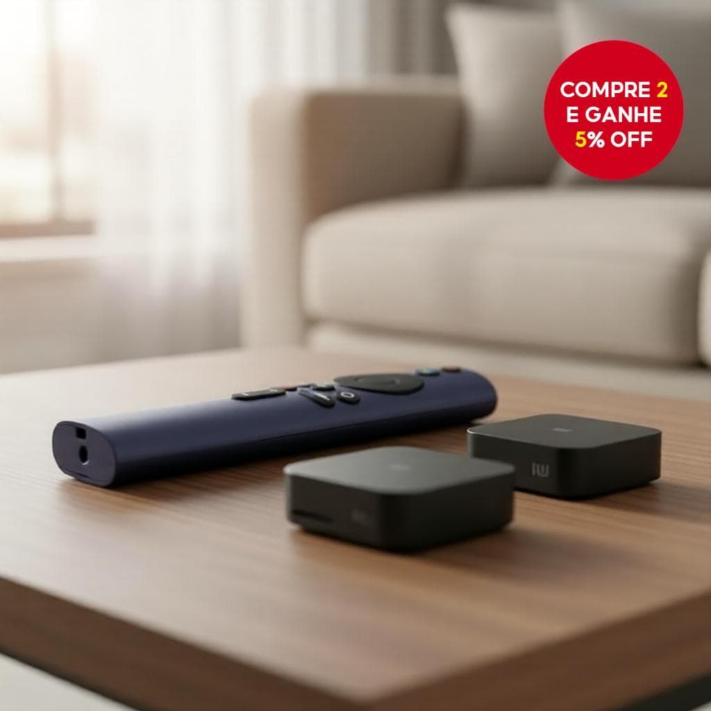 Xiaomi Mi Box S 4K, Mi TV Stick Controle Remoto Bluetooth com Voz Habilitada