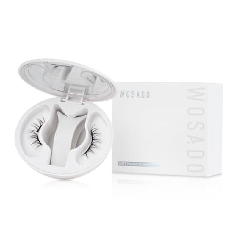 Cílios Magnéticos WOSADO Com Kit Aplicador , No . 14 FROST BLACK 21.5 Mm , Reutilizáveis Sem Delineador Postiços Cola ,