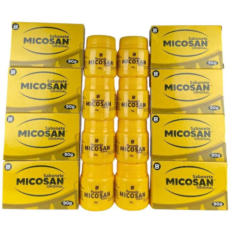 Kit Micosan Pomada Clareadora, 8 Pomadas, 8 Sabonetes