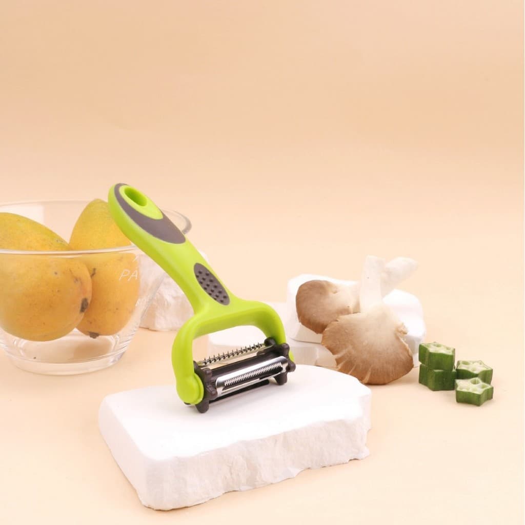Descascador multifuncional de aço inoxidável para cozinha doméstica, descascador de cana-de-açúcar de aço inoxidável, ra