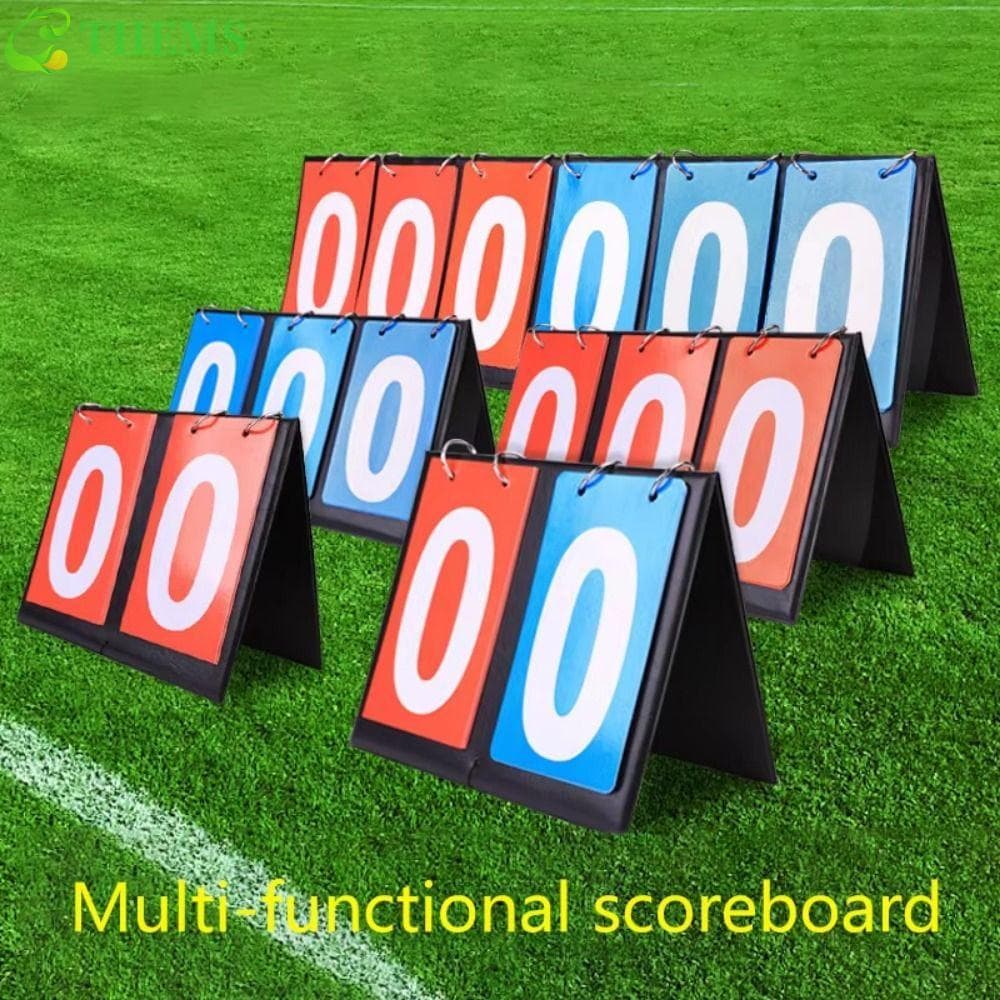 Placar Digital Flip THEMS , De Jogo Multiesportivo Portátil De Couro , Durável