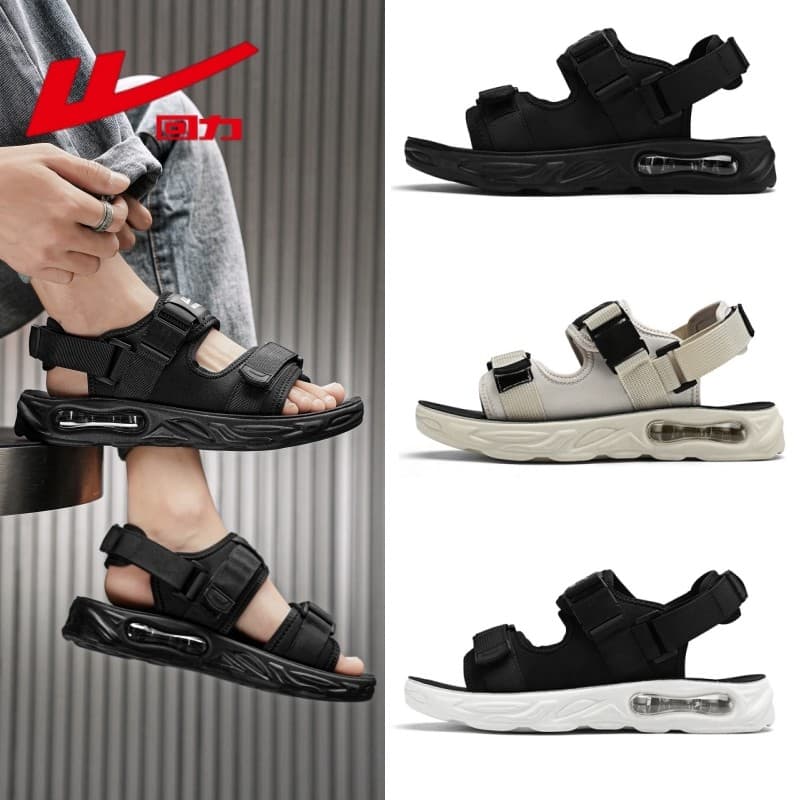 Puxar para trás sandálias masculinas verão Casual sapatos de praia verão condução resistente ao desgaste antiderrapante