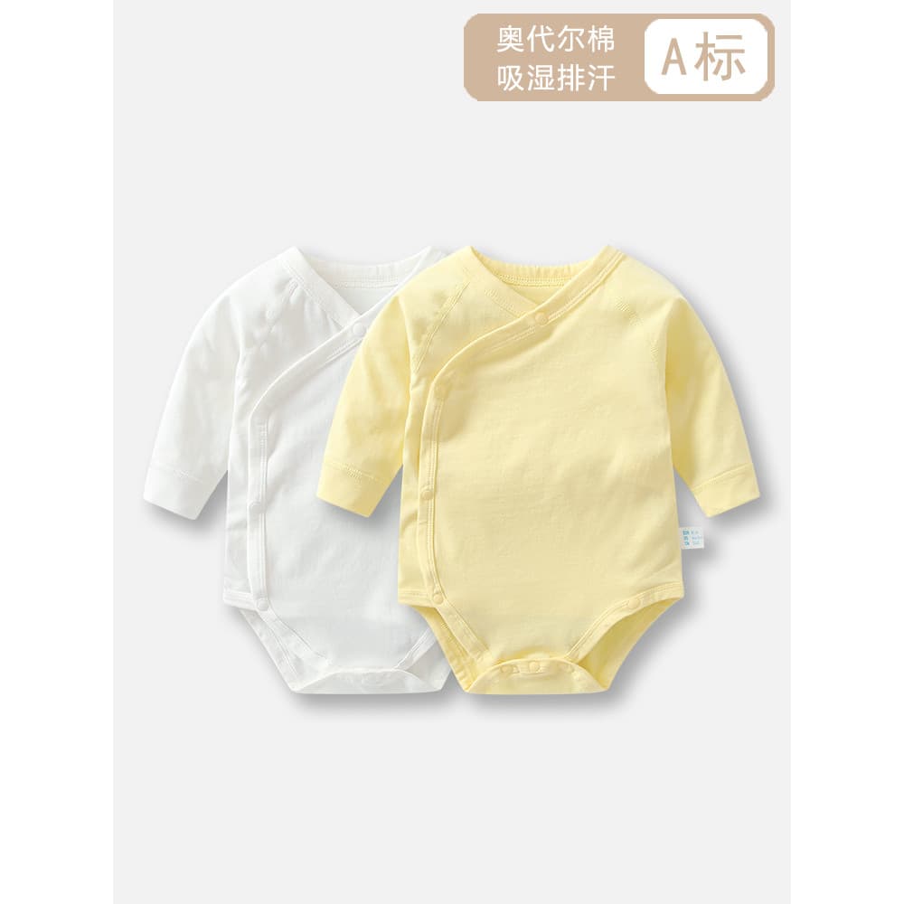 Roupas de verão para bebês, roupas finas de manga comprida para nádegas, macacão desossado, roupa interna justa