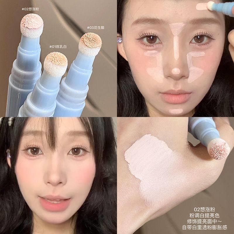Pasta loção corretivo caneta hidratante Facial iluminando rasgo sulco olheiras cobrir manchas poderoso corretivo correti