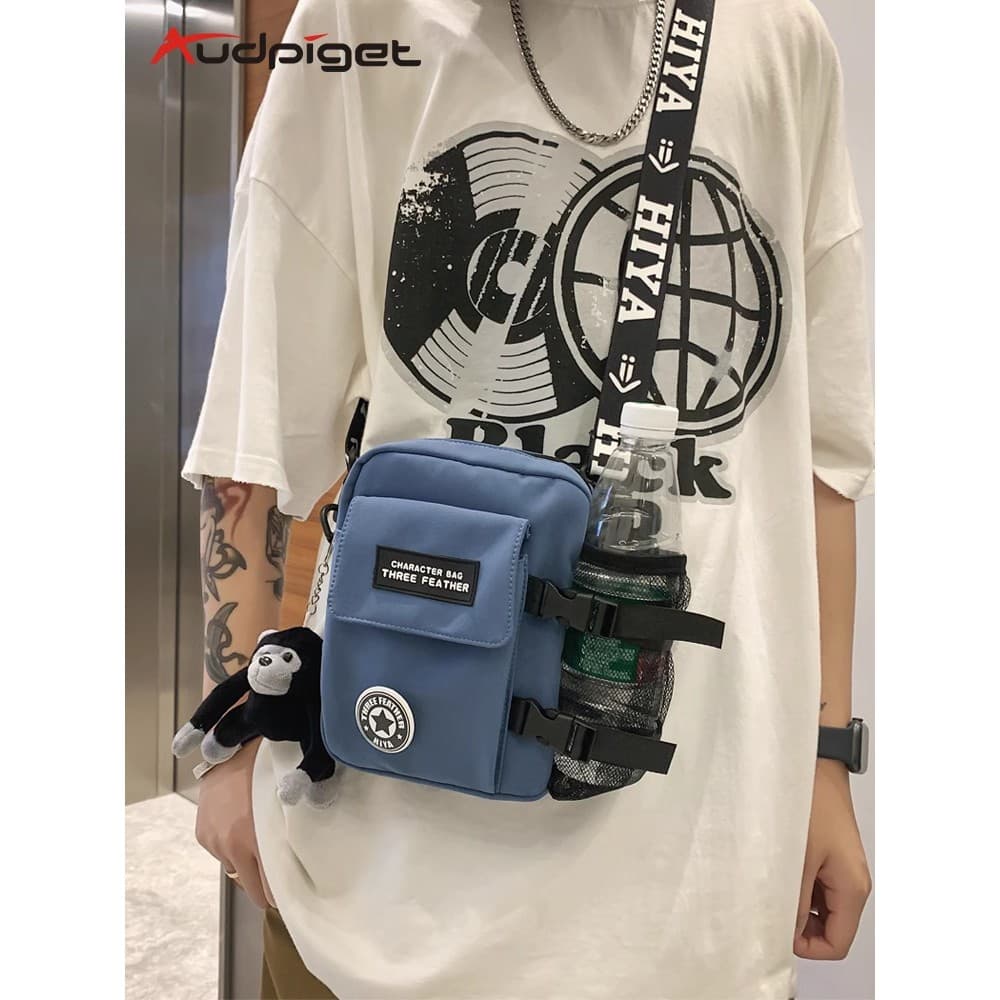 Crianças saco do mensageiro médio grande crianças passeio esportes portátil de um ombro pequena mochila menino passeio e