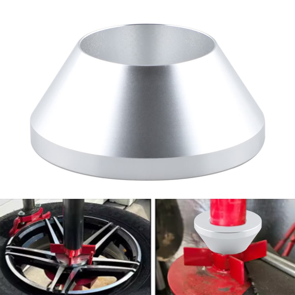 Cone de Centragem Manual para Troca de Pneus Grandes, Ferramenta de Alumínio para Caminhões, Cone de Pressão Balanceador