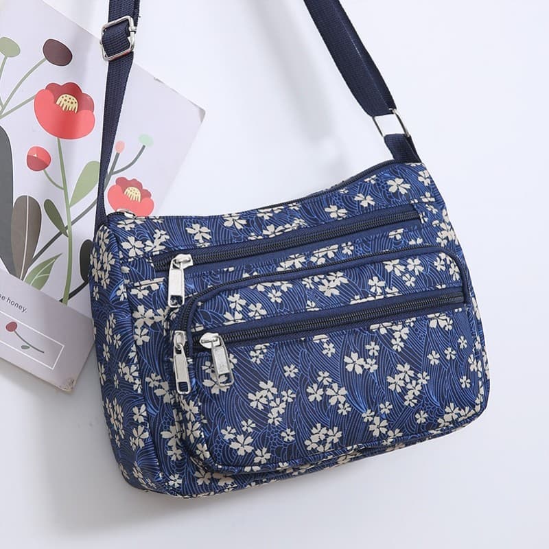 Leve grande capacidade versão coreana bolsa feminina bolsa de lona ombro saco do mensageiro feminino mãe Casual pequeno
