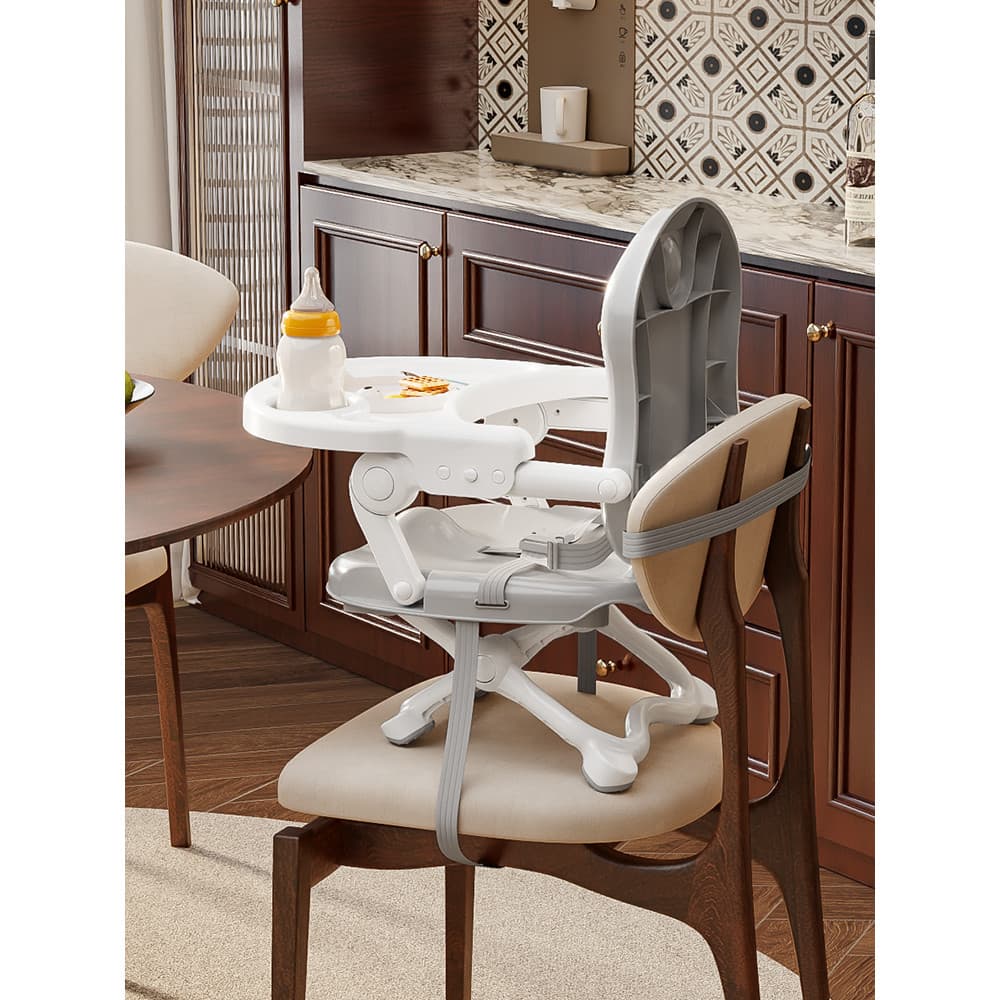 Novo estilo cadeira de jantar do bebê portátil passeio dobrável bebê comer cadeira de aprendizagem 1-3 anos de idade cri