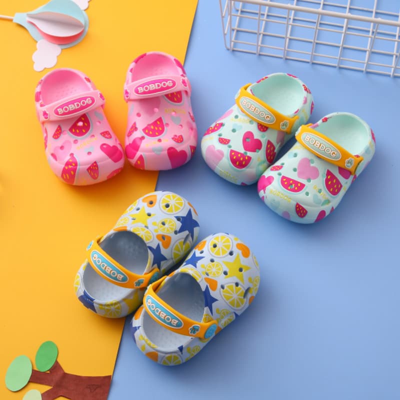 Babudou chinelos infantis verão meninos meninas interior antiderrapante sola macia banho doméstico casa sandálias do beb
