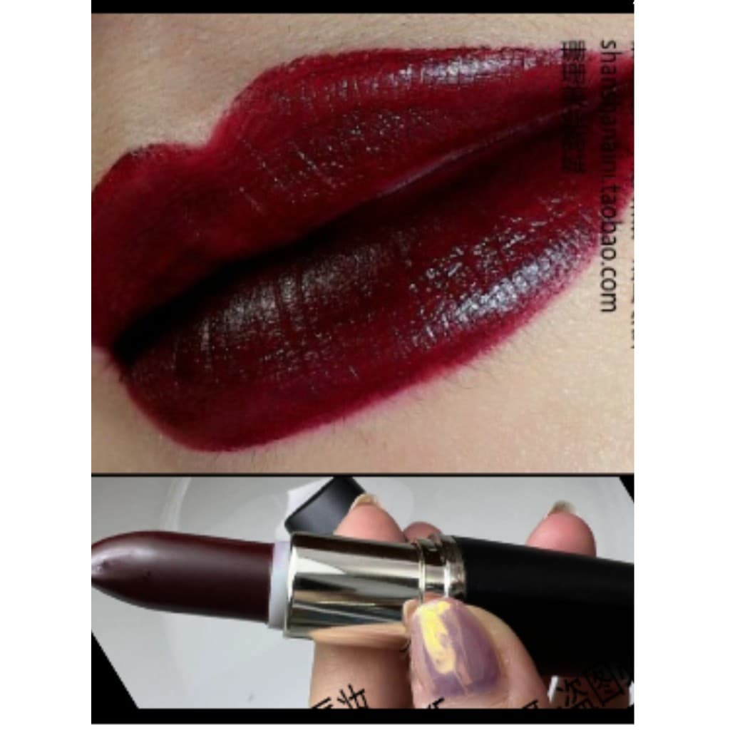 Frete grátis batom fosco berry vermelho escuro preto vermelho batom temperamento forte Aura berry berry fúcsia batom