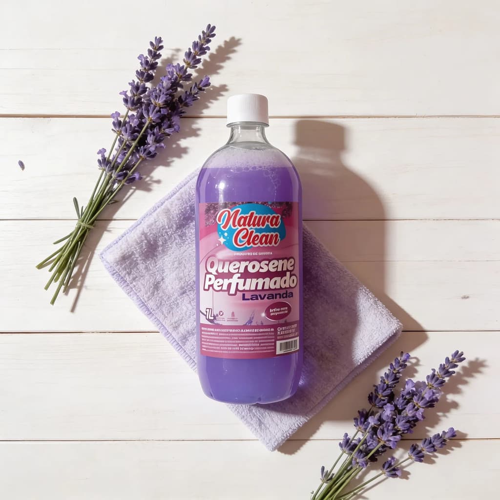 Querosene Perfumada Lavanda Natura Clean 1l Lavanda