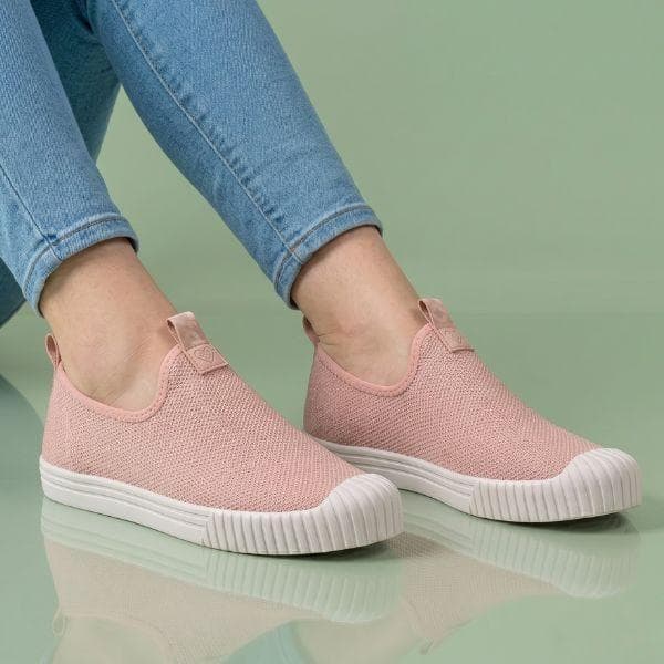 Tênis Feminino Slip On Leve Respirável para Uso Diário
