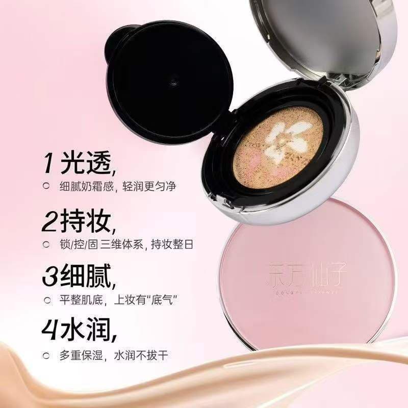 Qingrun Jade Skin Cushion Creme Hidratante Hold Maquiagem Não Seca