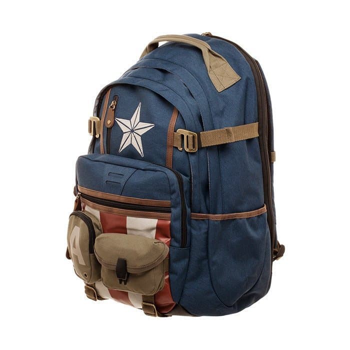 Série Marvel Capitão América Homem-Aranha Batman Deadpool Mochila de Alta Qualidade para Homens, Grande Capacidade para