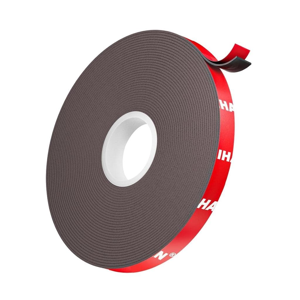 Fita Adesiva Dupla Face de Alta Resistência, Fita Adesiva de Espuma para Montagem (1 Rolo, 1 cm x 5 m), Fita Adesiva de