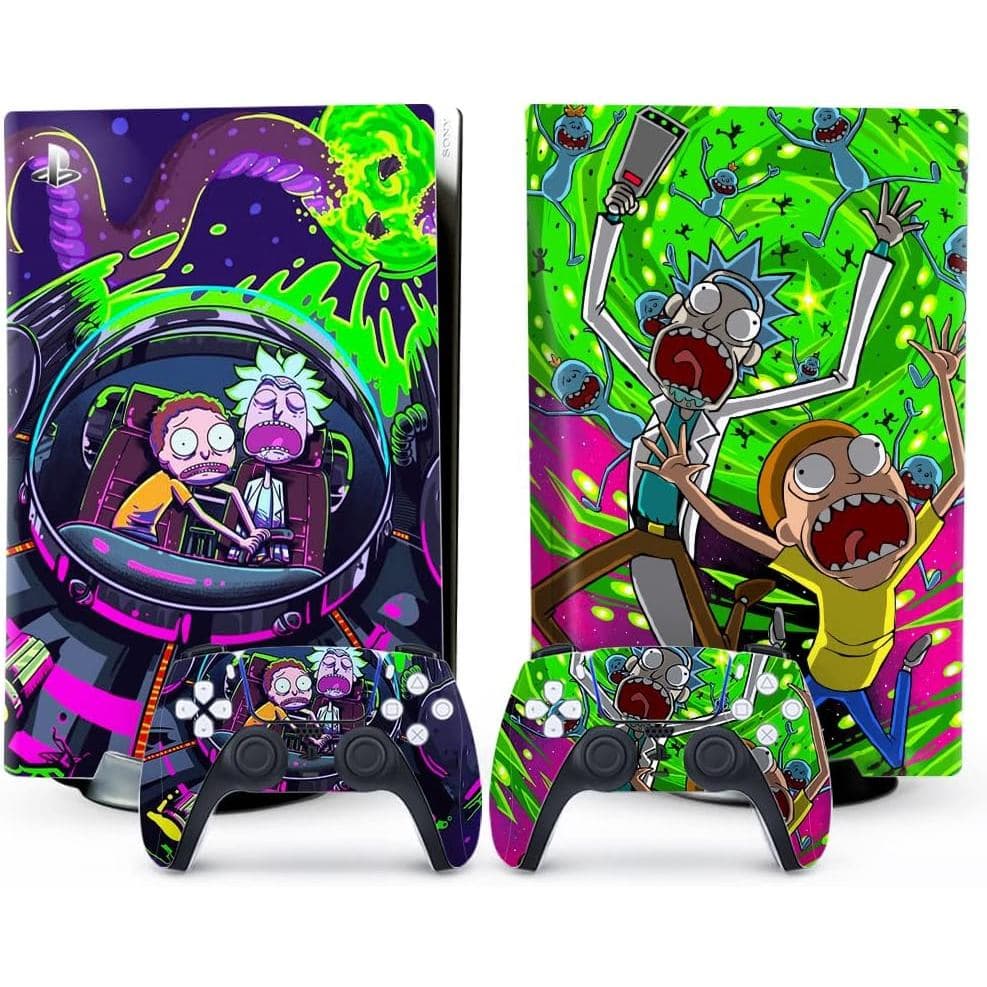 Toxxos PS5 Skin Disc Edition Anime - Capas de Vinil para Console e Controle para PlayStation 5 Versão com Leitor de Disc