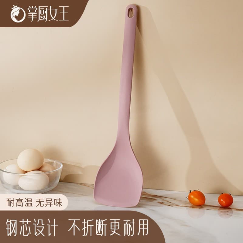 Espátula de silicone espátula de silicone colher de fritura espátula de fritura de silicone antiaderente Pan espátula es