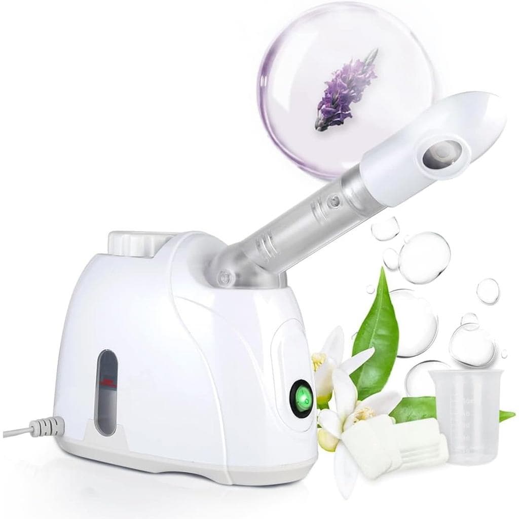Vaporizador facial, um umidificador de vapor quente com bico rotativo de 360 graus, design de aromaterapia, ferramenta p