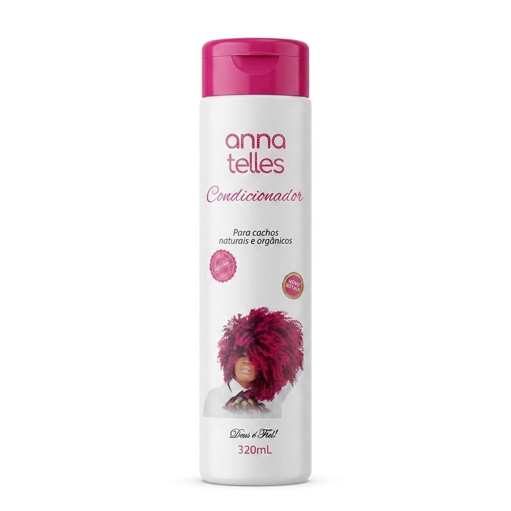 Condicionador Anna Telles Cachos Naturais Óleo de Argan Hidratação 320ml