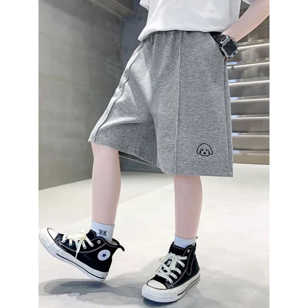 Algodão puro 2026 verão novo estilo Shorts médio grandes meninos casuais soltos calças de cinco pontos na moda All-match